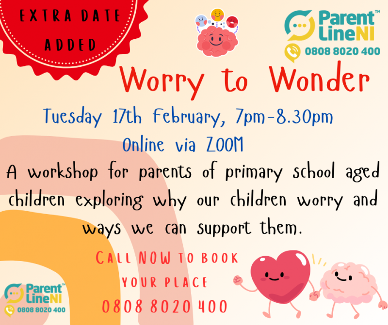 Parentline 'Worry to Wonder' workshop